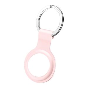 Puro Keychain Liquid Silicon for Apple AirTag with Carabiner Rose