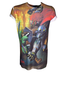 Nintendo Zelda Sublimation Art Multi-Color Men's T-Shirt