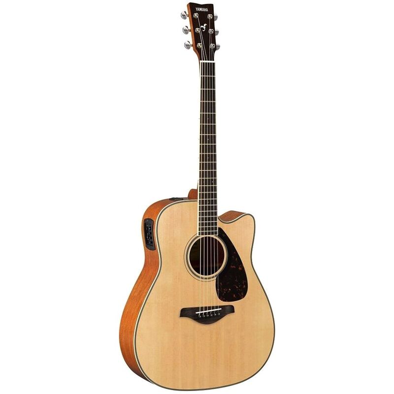 Yamaha FGX820C Electric Acoustic Folk Guitar Natural