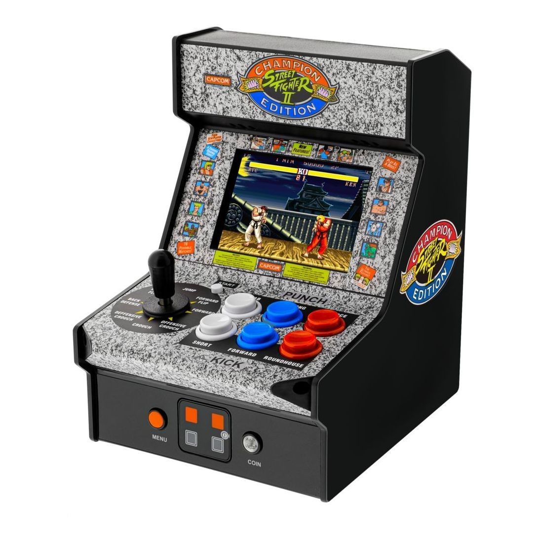 My Arcade Street Fighter 2 Champion Edition Micro Player Arcade (7.5-inch)