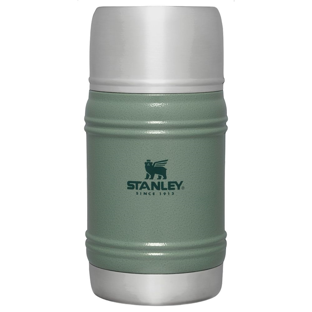 Stanley Artisan Stainless Steel Thermal Food Jar 500ml - Hammertone Green