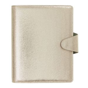 kikki.K Pu Leather Personal Planner Large She Shines Gold Shimmer
