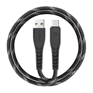 Energea Nyloflex USB-A to USB-C Universal Cable 1.5M Black