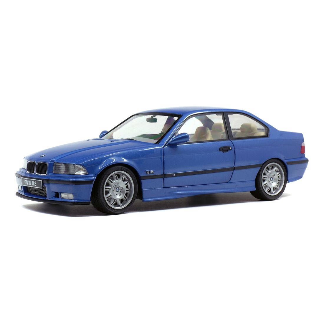 Solido BMW M3 E36 1990 1.18 Coupe Estoril Blue Diecast Model Car
