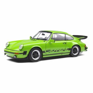 Solido Porsche 911 Carrera 1984 1.18 Green With Carrera Livery Die-Cast Model