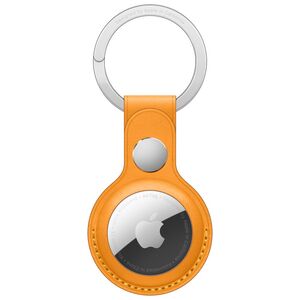 Apple Leather Key Ring for AirTag - California Poppy