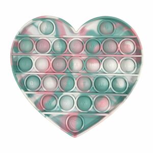 Squizz Toys Pop The Bubble Heart Tie Dye Green/Pink