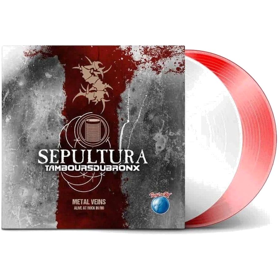 Metal Vein Alive At Rock In Rio (Limited Edition) (Red & White Colored Vinyl) (2 Discs) | Sepultura