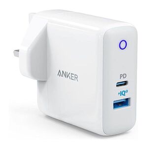 Anker PowerPort PD Plus 2 30W 2-Port Wall Charger White