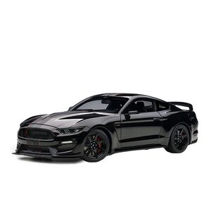 Autoart Ford Shelby GT-350R Shadow Black with Black Stripes 1.18 Die-Cast Model