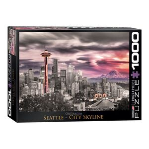 Eurographics City Collection Seattle City Skyline Jigsaw Puzzle (1000 Pieces)