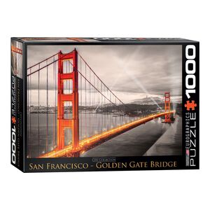Eurographics City Collection San Francisco Golden Gate Bridge Jigsaw Puzzle (1000 Pieces)