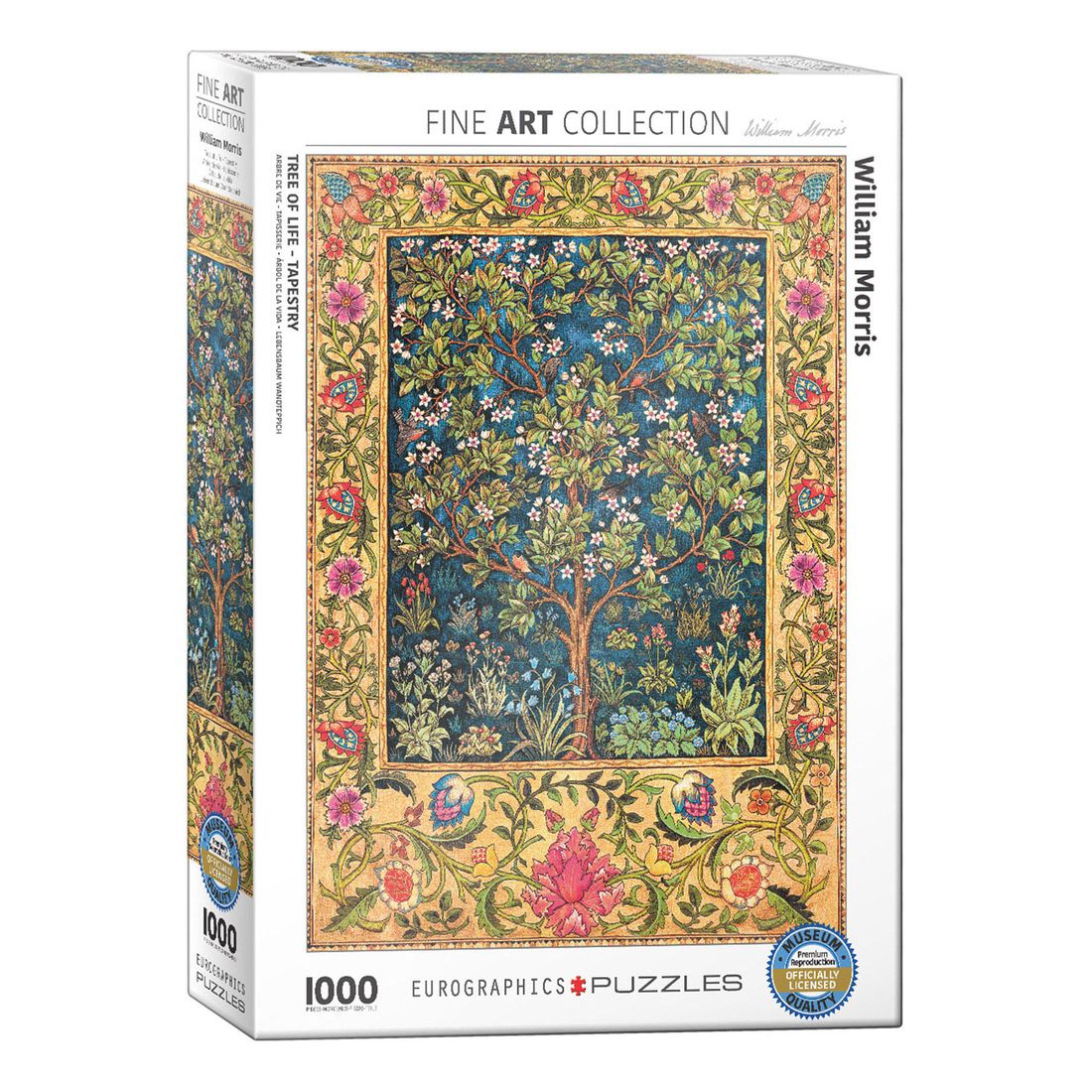 Eurographics Fine Art Masterpieces Tree Of Life Tapestry By William Morris Jigsaw Puzzle (1000 Pieces)