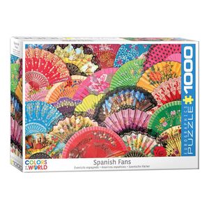 Eurographics Colors Of The World Spanish Fans Jigsaw Puzzle (1000 Pieces)