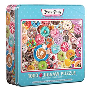 Eurographics Collectible Tins Donut Party Jigsaw Puzzle (1000 Pieces)