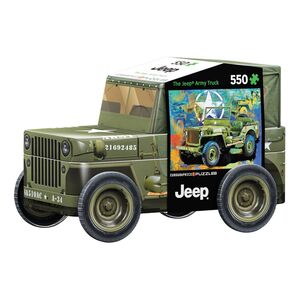 Eurographics Collectible Tins With Jigsaw Puzzles Military Jeep Jigsaw Puzzle (550 Pieces)