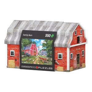 Eurographics Collectible Tins With Jigsaw Puzzles Family Farm Jigsaw Puzzle (550 Pieces)