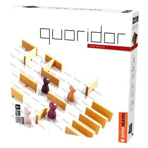 Quoridor Board Game (English/Arabic/French)