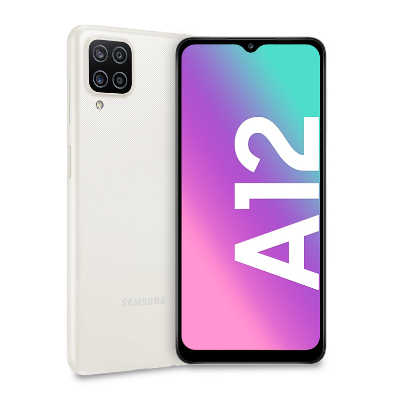 Samsung Galaxy A12 LTE Smartphone 128GB/4GB White