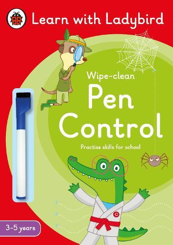 Pen Control A Learn With Ladybird Wipe-Clean Activity Book 3-5 Years | Ladybird Books