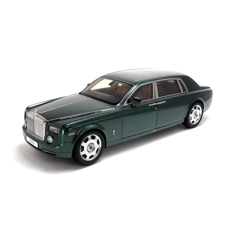 Kyosho Rolls Royce Phantom Ewb Brooklands Green 1.18 Die-Cast Model