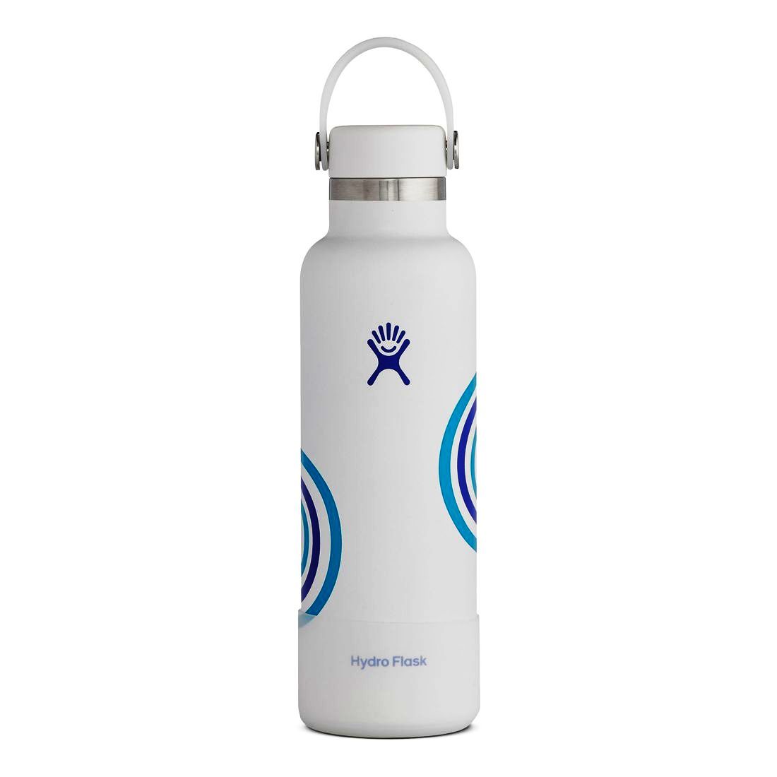 Hydro Flask Vacuum Bottle with Flex Boot Whitecap Standard Mouth 620ml