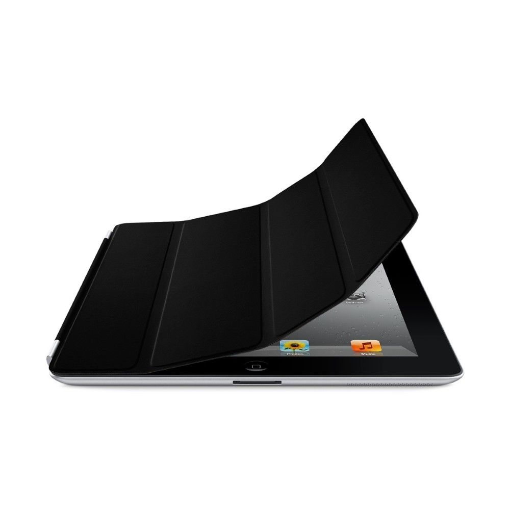 Apple Smart Cover Leather Black iPad 2
