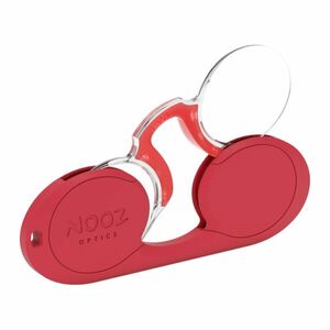 Nooz Oval Reading Glasses Red +(+1 Perscription)