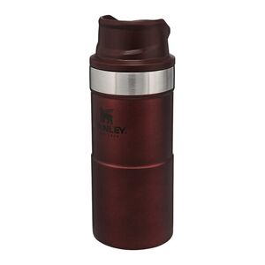 Stanley Classic Trigger Action Stainless Steel Travel Travel Mug Wine Red 355ml