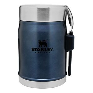 Stanley Classic Vacuum Food Jar + Spork Nightfall Blue 414ml/ 14oz