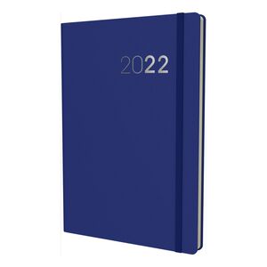 Collins Debden Legacy A5 Day To Page Diary 2022 Blue