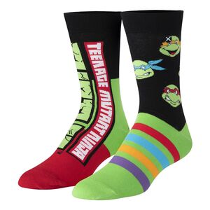 Odd Sox Teenage Mutant Ninja Turtles The Turtles Knit Unisex Socks (Size 8-12)