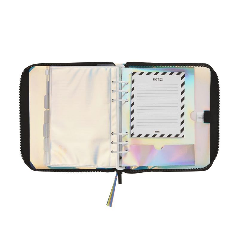 kikki.K 2020 Cute Pvc Time Planner With Zip Large Be Kind Holographic