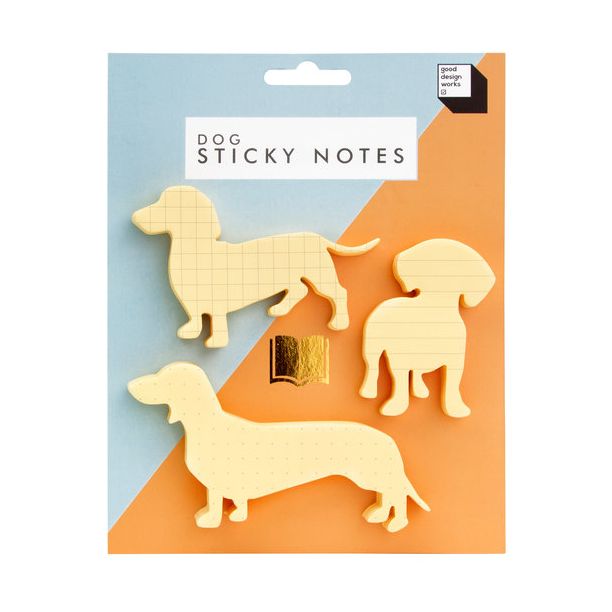 Good Design Works Dog Sticky Notes (Pack Of 3)