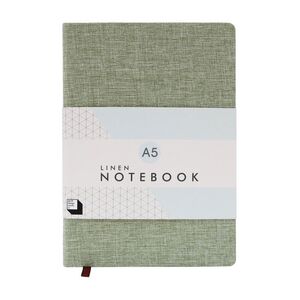 Good Design Works Linen A5 Notebook Moss