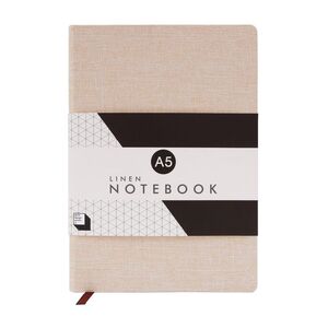 Good Design Works Linen A5 Notebook Stone