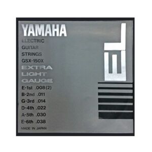 Yamaha GSX150X Electric Guitar Strings - Nickel Plated Steel (08-38 Extra Light Gauge)