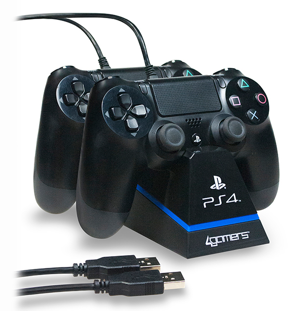4Gamers Dual Charge N' Stand Ps4