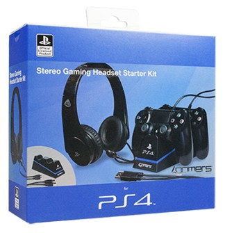 4Gamers Stereo Gaming Headset Starter Kit Ps4
