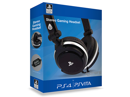 4Gamers Wired Stereo Gaming Headset Ps4 Vita
