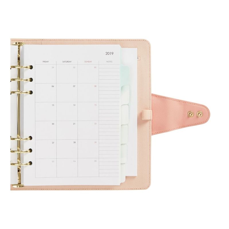 kikki.K 2020 Leather Time Planner Large She Shines Coral