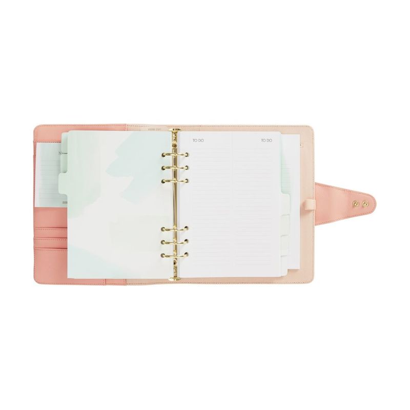 kikki.K 2020 Leather Time Planner Large She Shines Coral