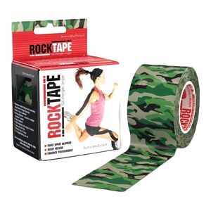 Rocktape Standard Kinesiology Tape - Camo Green (5cm x 5m)