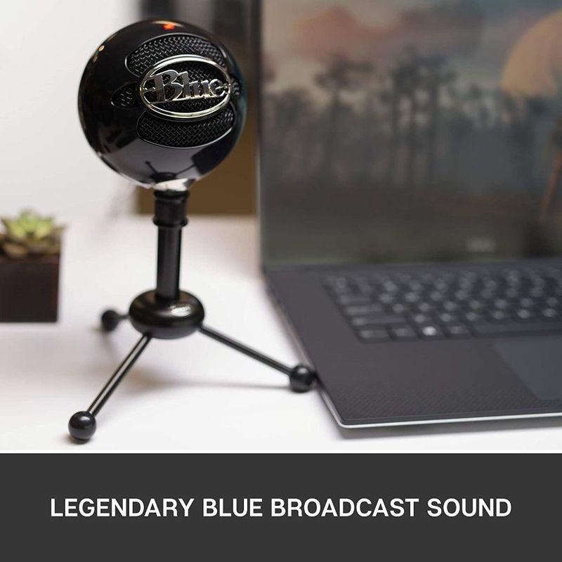 Blue Snowball Gloss Black USB Microphone