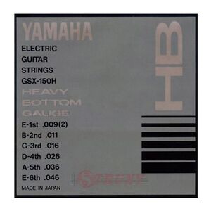 Yamaha GSX150H Electric Guitar Strings - Nickel Plated Steel (09-46 Heavy Gauge)
