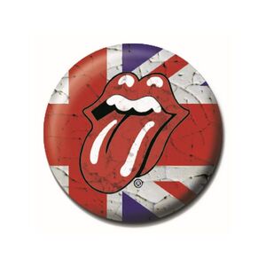 Rolling Stones Worn Union Jack 25mm Button Badge