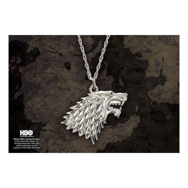 Game of Thrones Stark Sigil Wolf Pendant