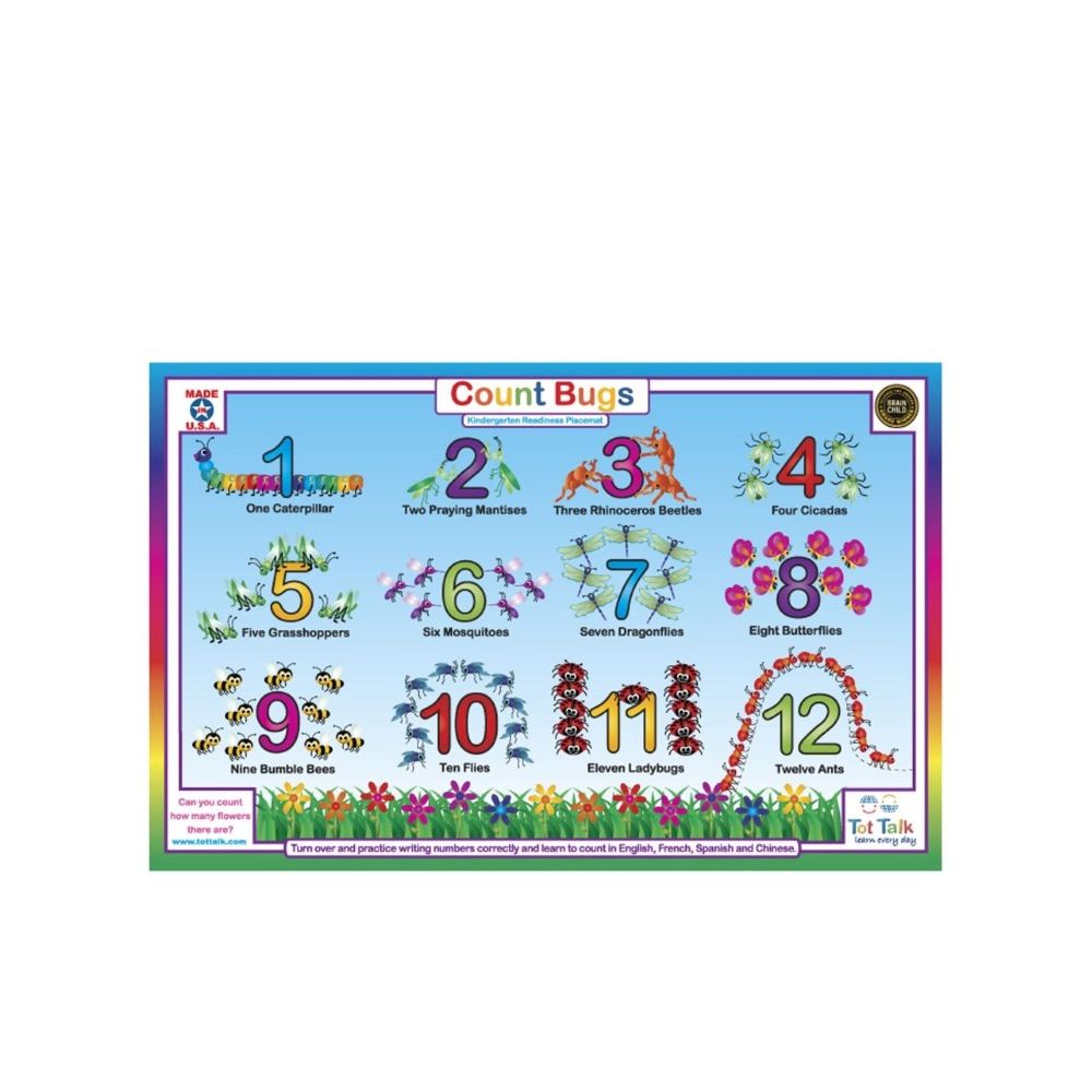 Count Bugs Placemat