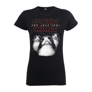 Plastic Head Star Wars The Last Jedi Birds T-Shirt Black