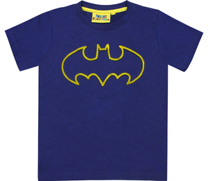 Fabric Flavours Batman Tuft Logo Navy Kids T-Shirt
